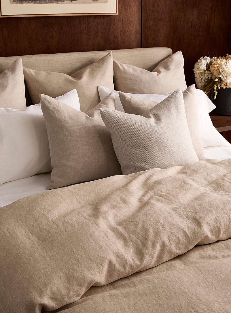 Simons Maison: La housse de couette pur lin Sable