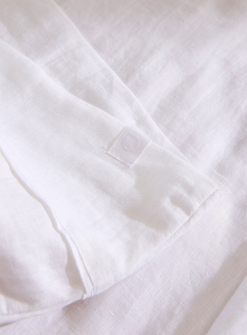 Simons Maison: Les taies d'oreiller pur lin europ&eacute;en Ensemble de 2 Blanc