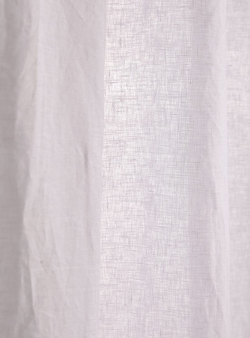 Simons Maison: Le rideau pur lin <b>Un panneau</b> 140 x 220 cm Blanc