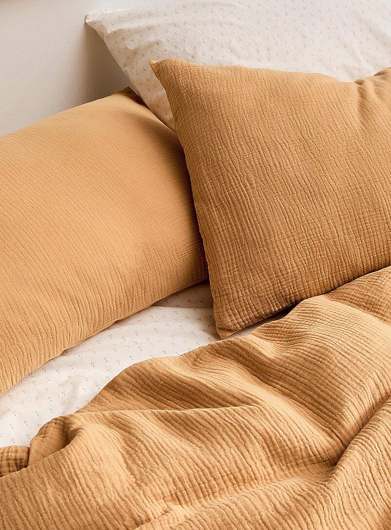 Organic cotton gauze duvet cover set product image 2