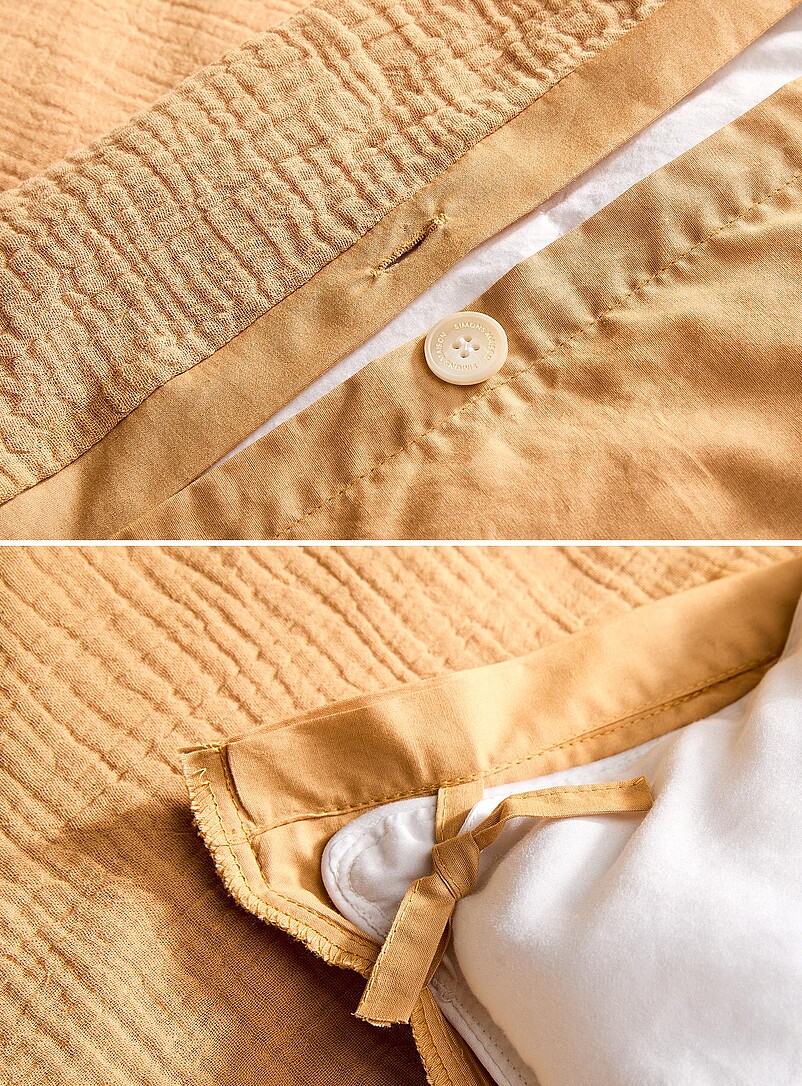 Organic cotton gauze duvet cover set product image 3