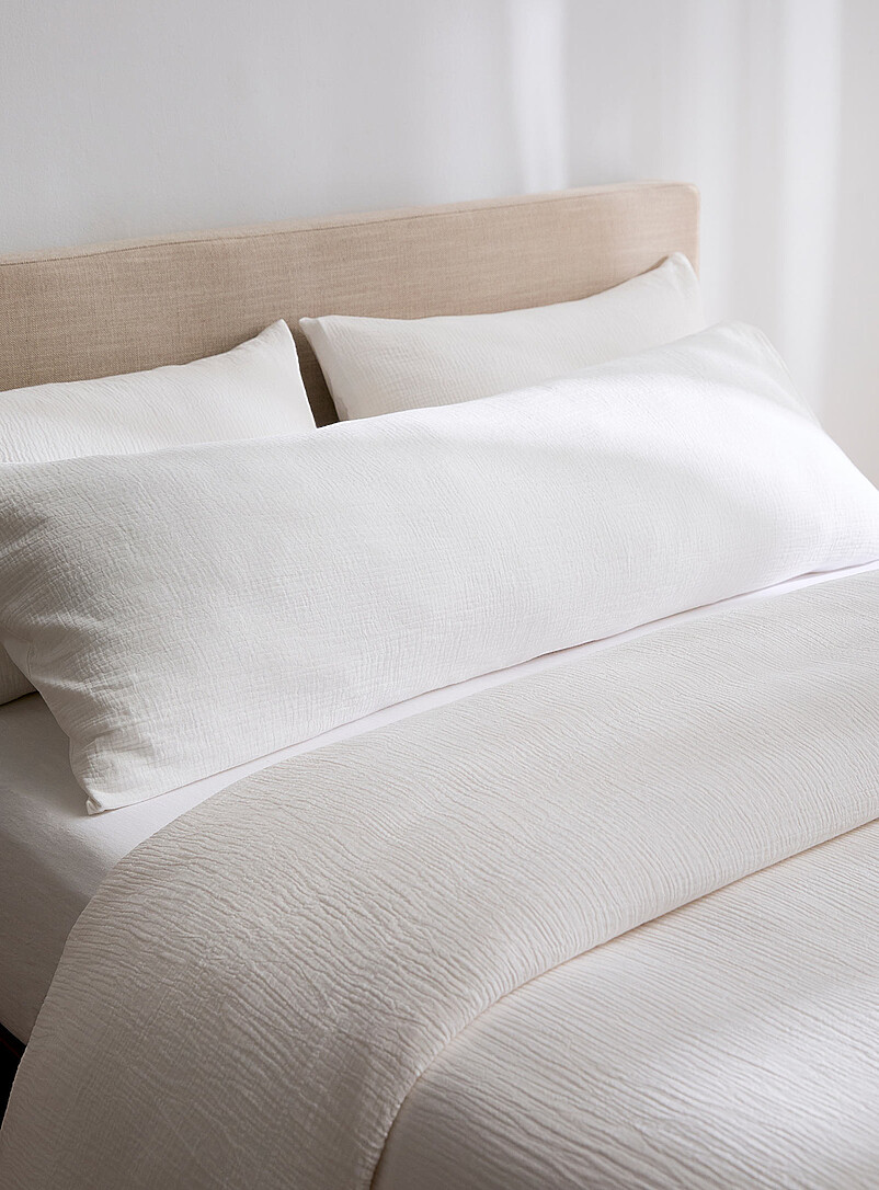 Organic cotton gauze body pillow sham product image (primary)