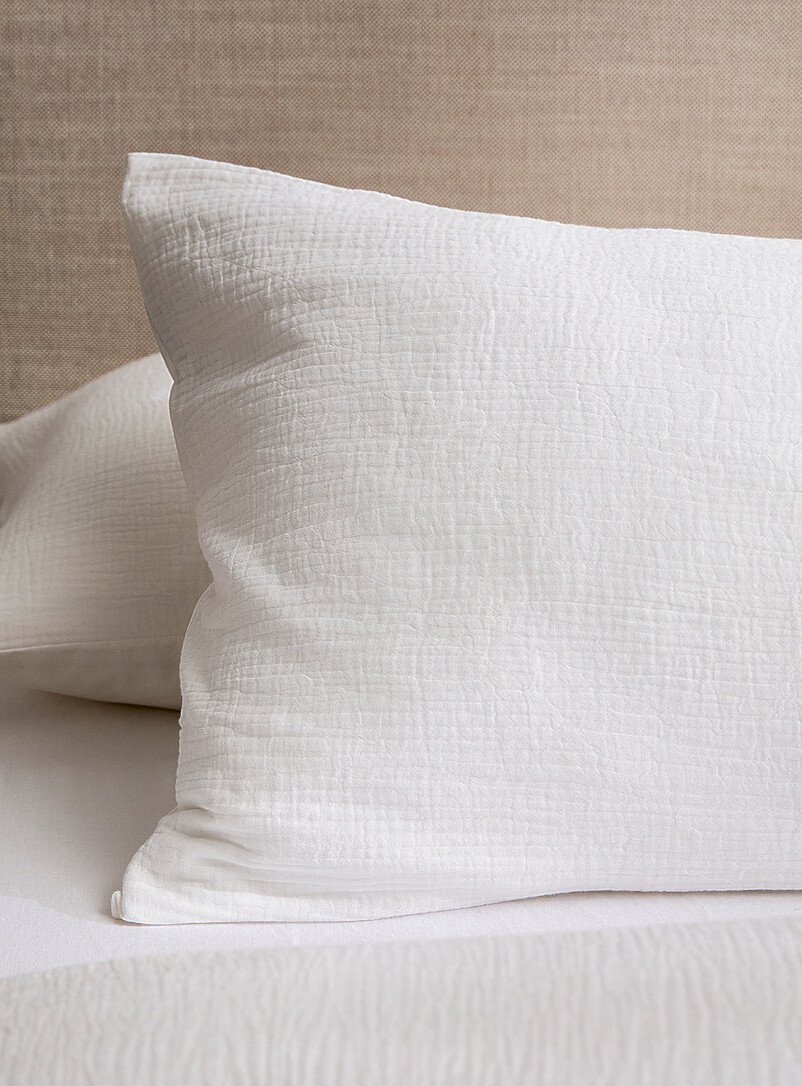 Organic cotton gauze body pillow sham product image 2