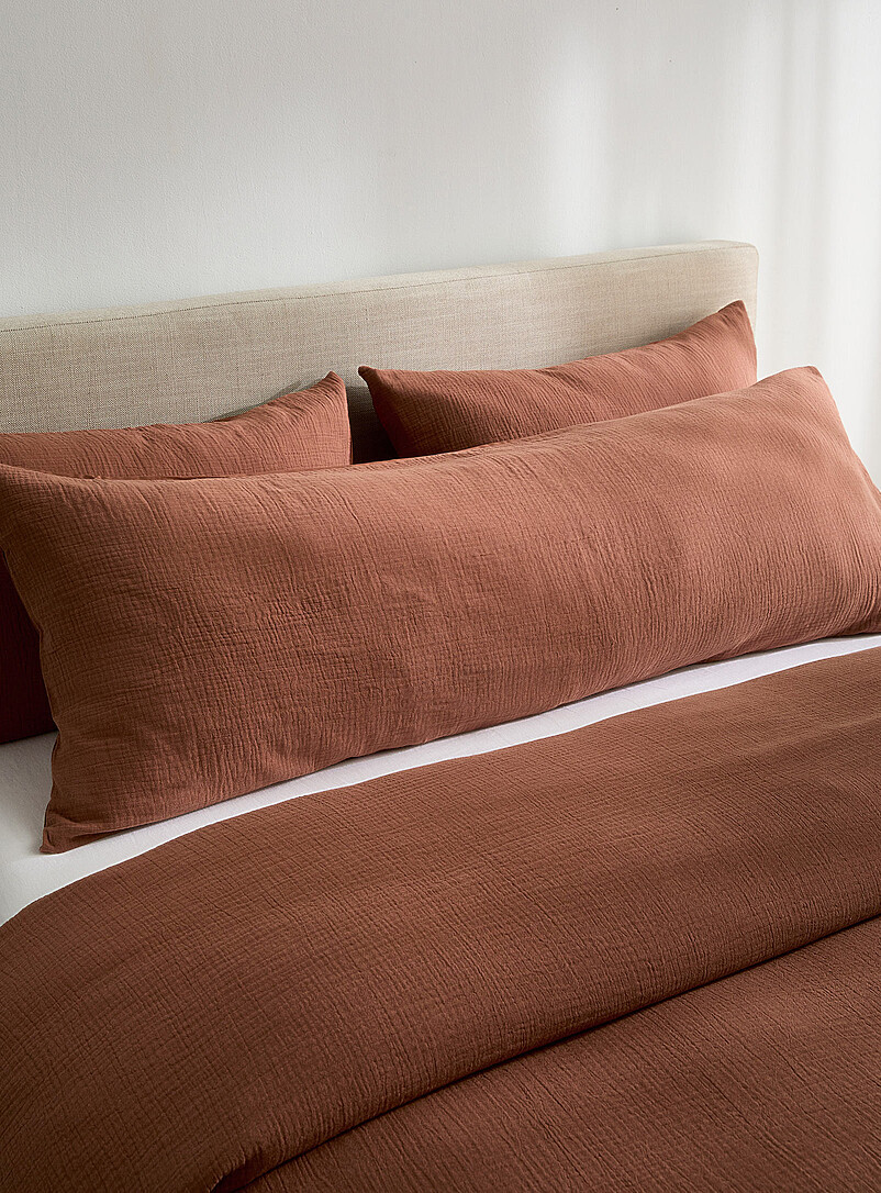 Organic Cotton Gauze Body Pillow Sham