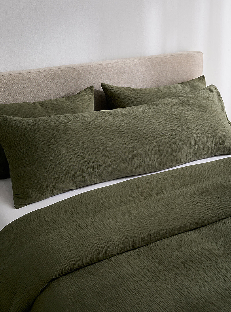 Organic Cotton Gauze Body Pillow Sham