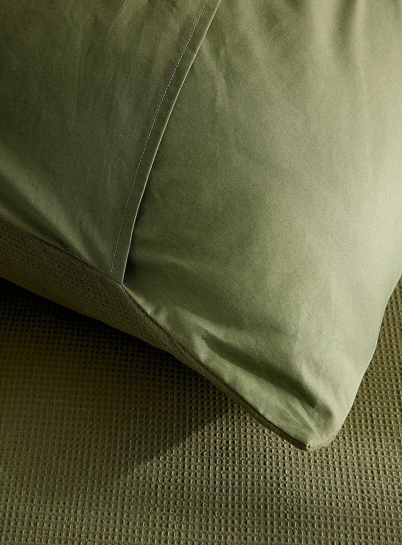 Monochromatic waffled body pillow sham product image 2