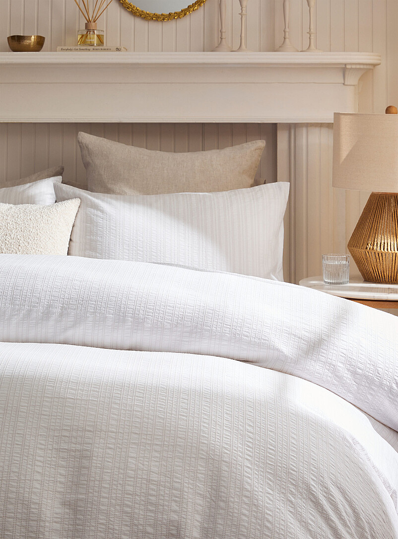 Dotted stripes duvet cover set product image 2