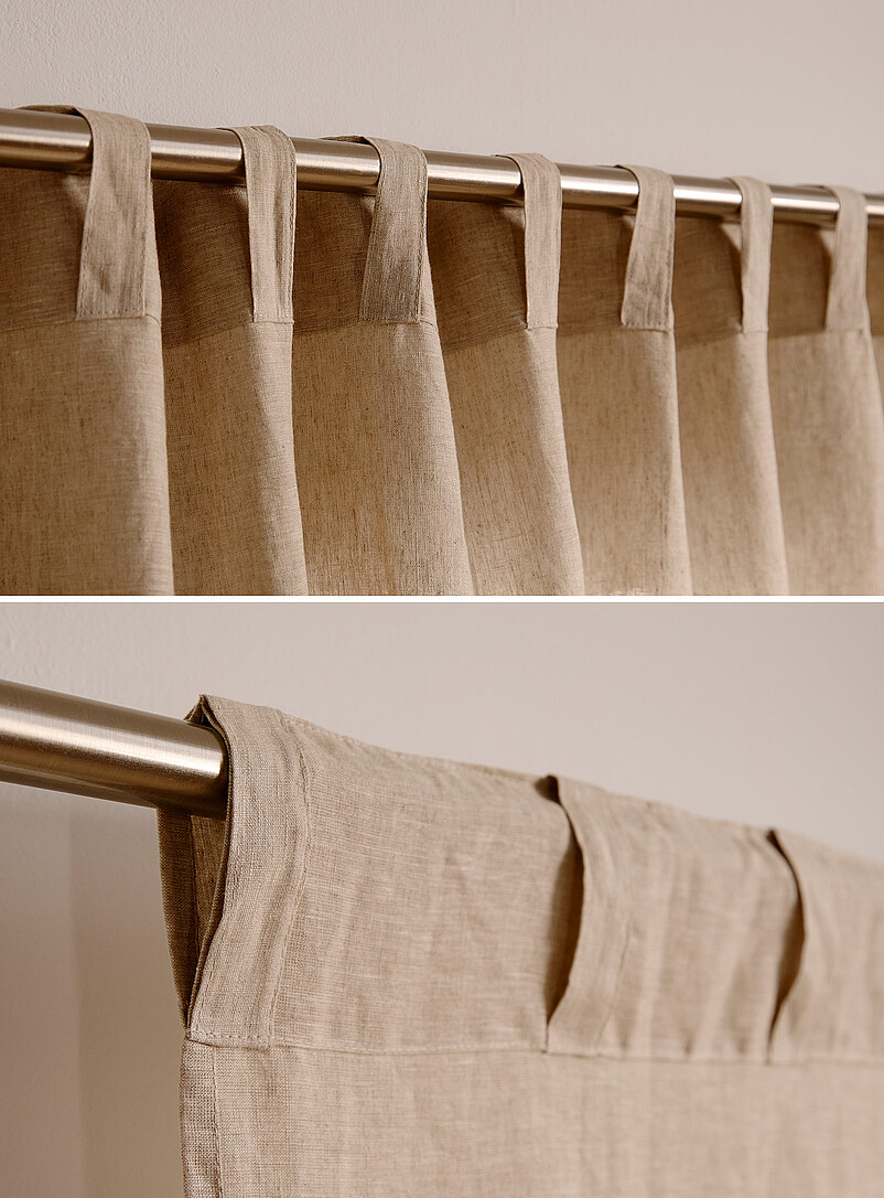 Pure linen curtain One panel 140 x 220 cm product image 3