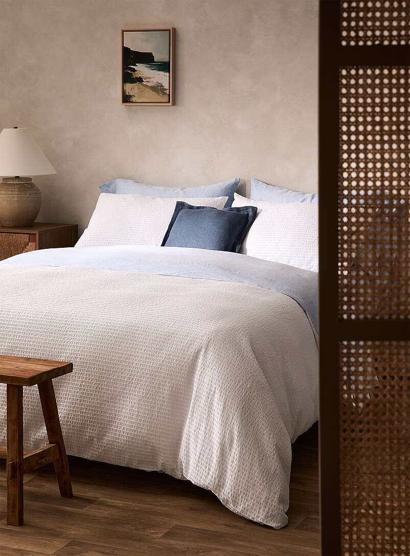 Seersucker duvet cover set product image (primary)