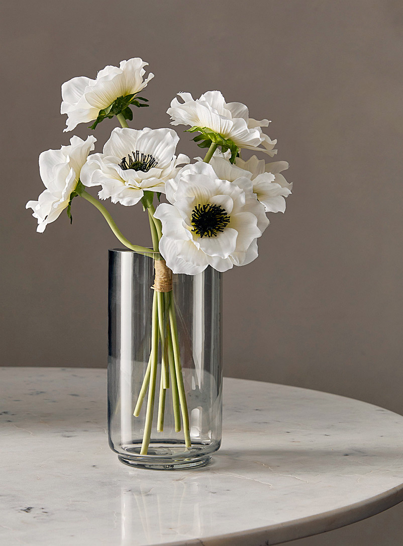 Simons Maison White Artificial anemone bouquet