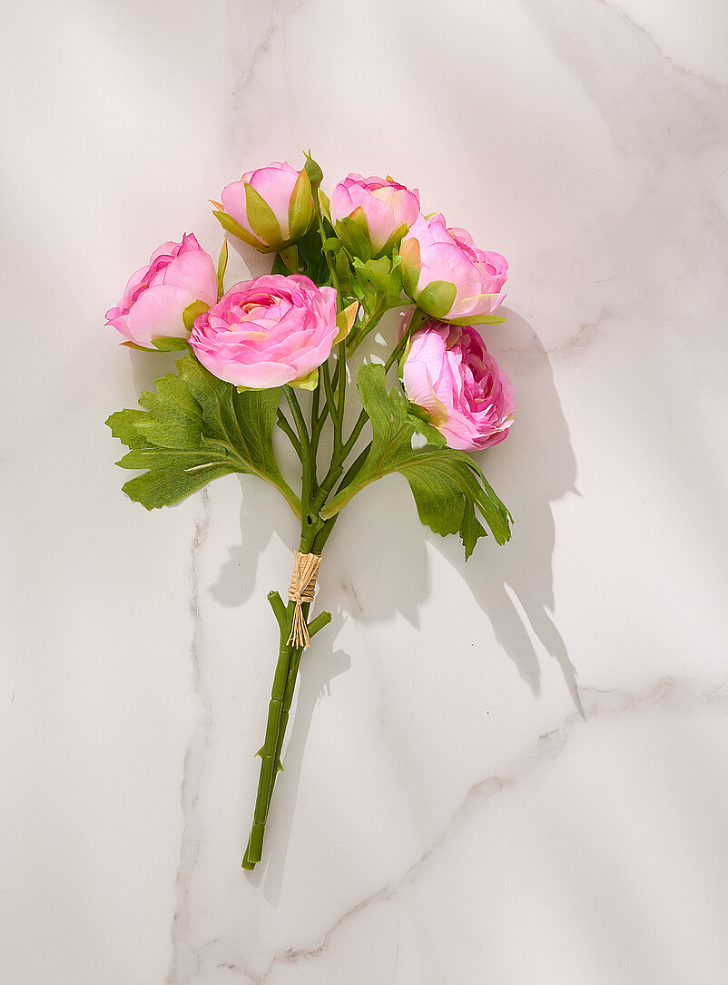 Simons Maison: Le bouquet imitation renoncules  Renoncule blanche