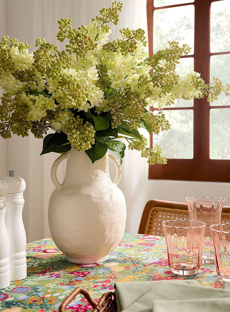 Simons Maison: La branche imitation lilas Lilas blanc