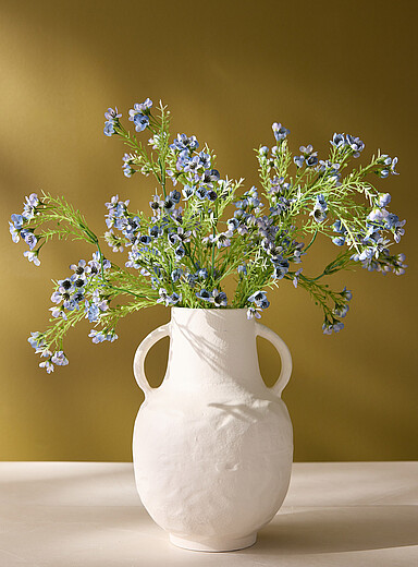 Artificial wax flowers branch
