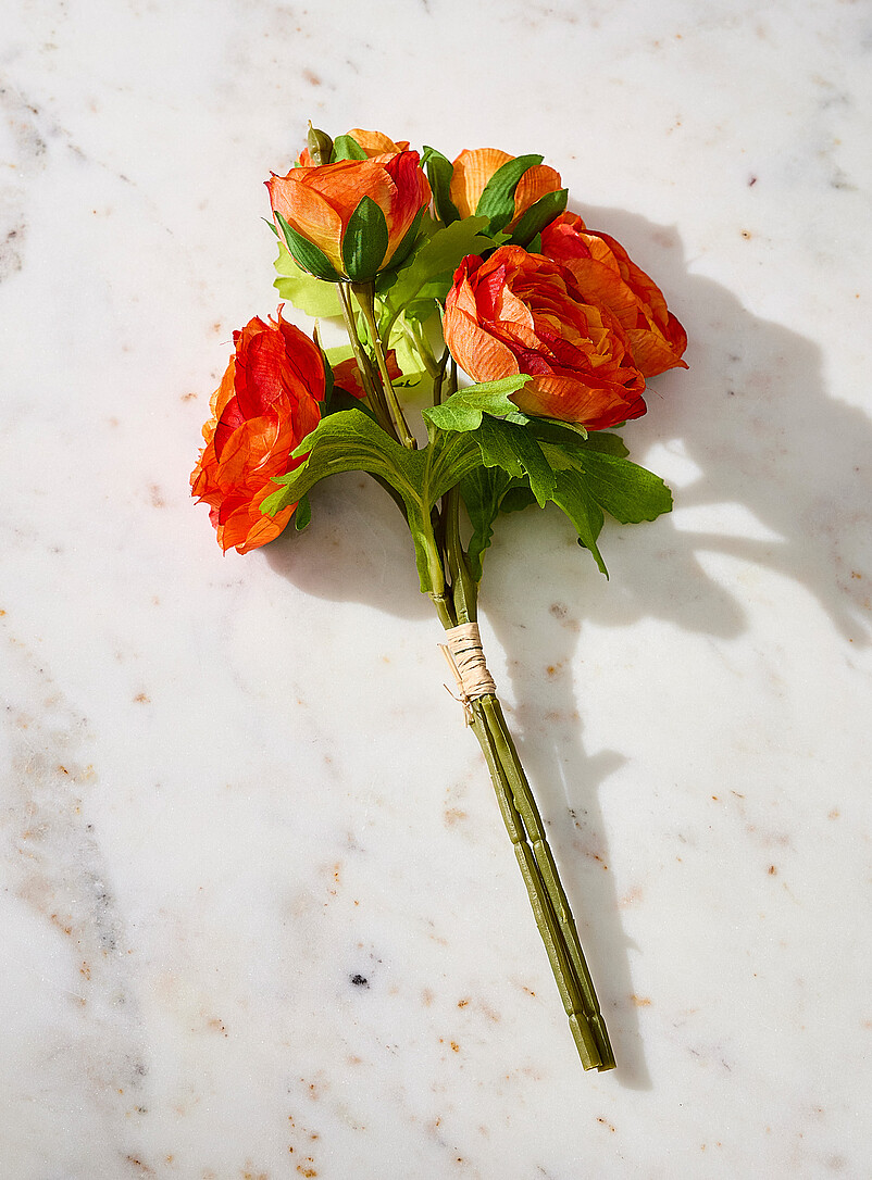 Artificial ranunculus bouquet product image 2