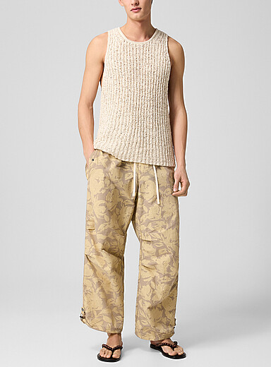 Cmmn Swdn Assorted Myles floral print parachute pant for men