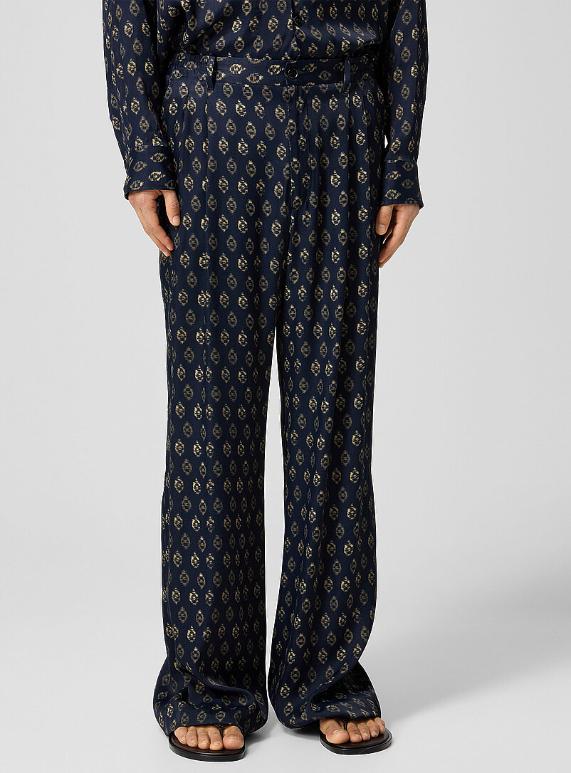 Blurry eyes satiny pant product image 2