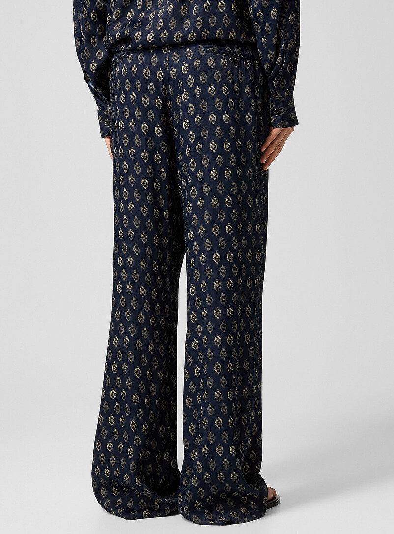 Blurry eyes satiny pant product image 3