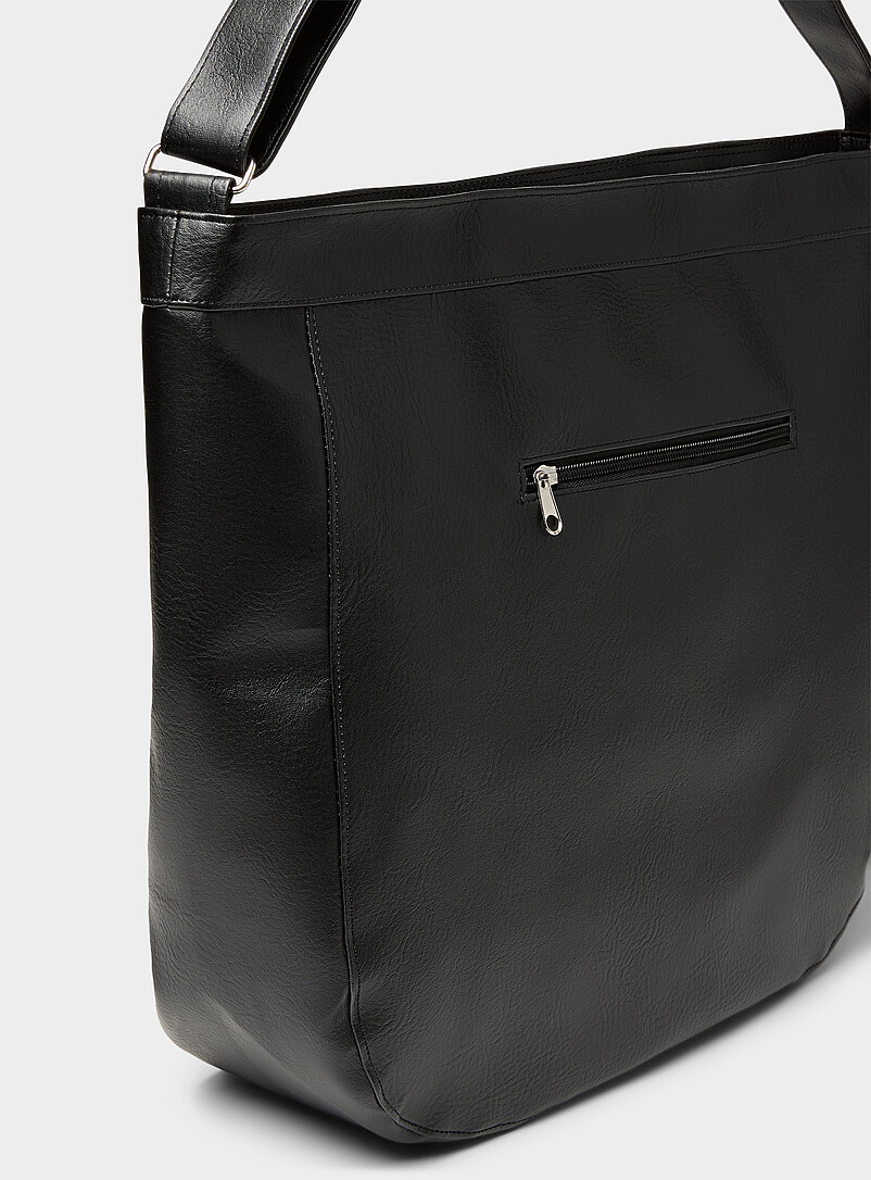 Pebbled faux leather large crossbody bag product image 2