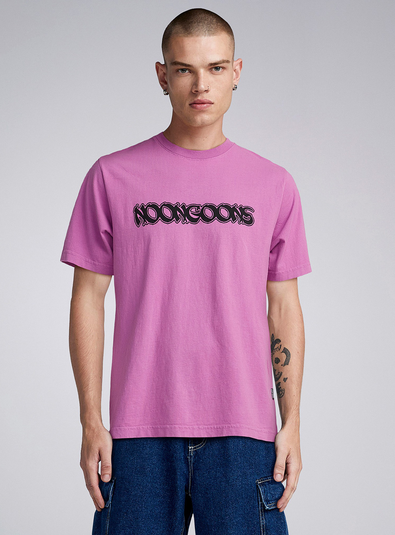 Noon Goons Noodle Logo T-shirt In Pink