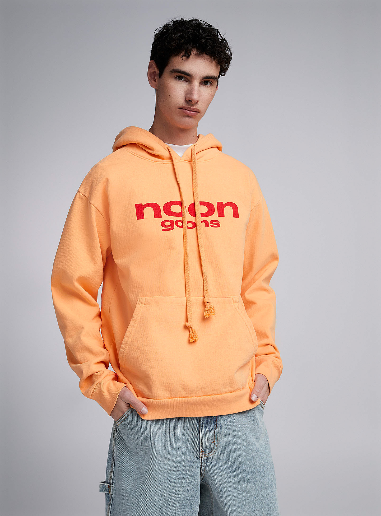 Noon Goons - Men's Apricot logo hoodie