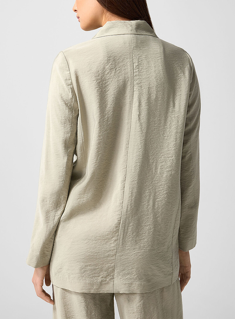 Hammered crepe blazer product image 3