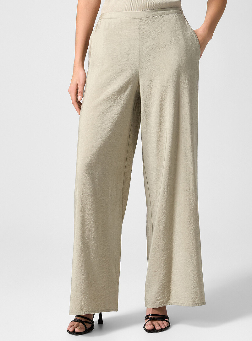 Hammered crepe pant product image 2
