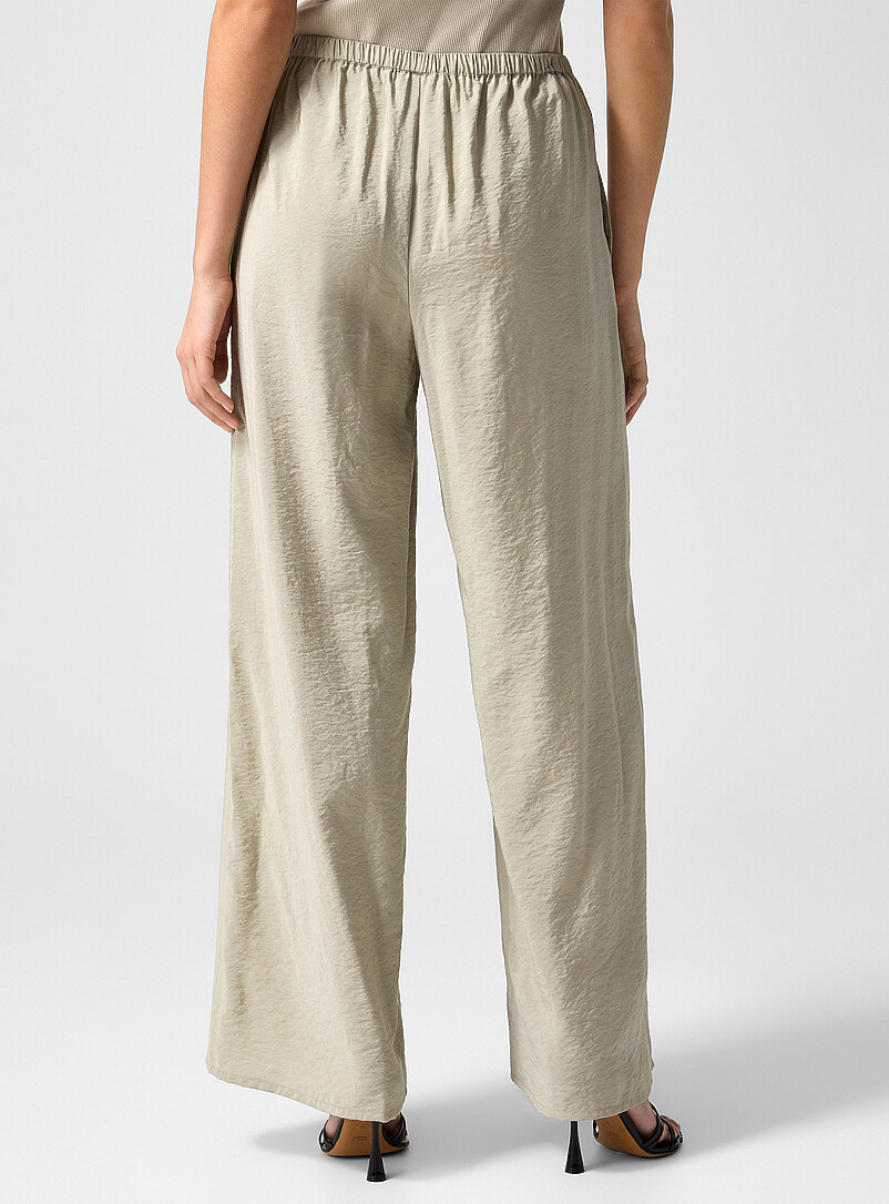 Hammered crepe pant product image 3