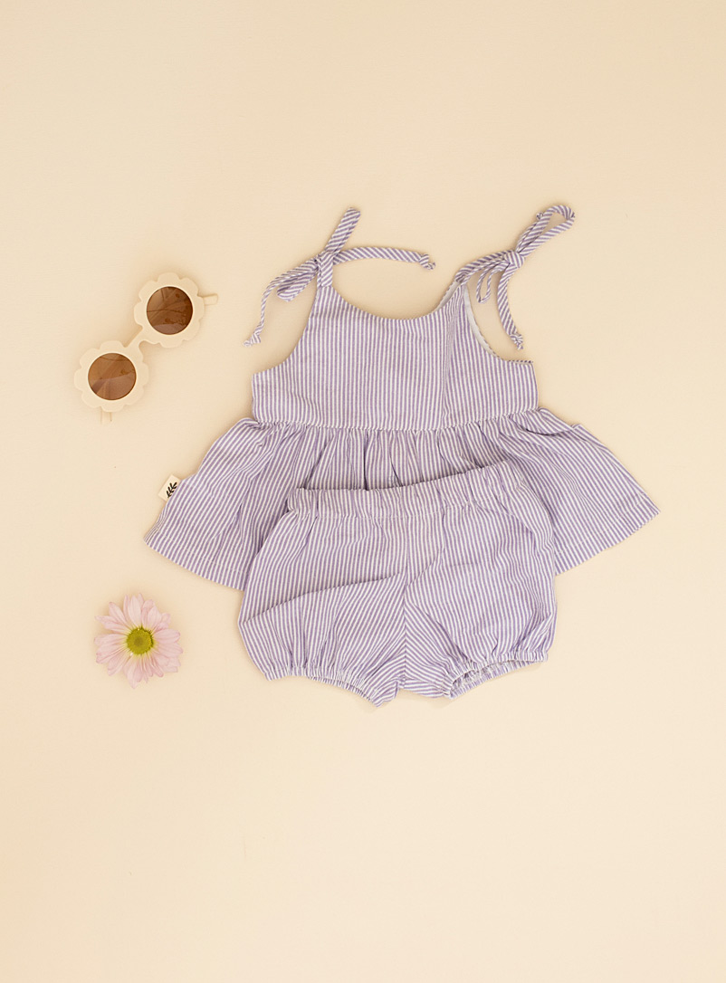 Les petites natures Assorted Strap-tie dress 6-12 months to 18-24 months