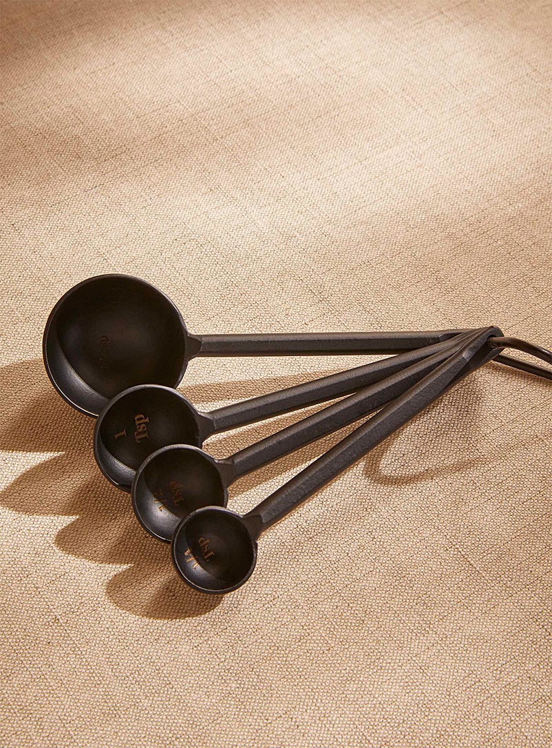 Simons Maison Black Matte black measuring spoons Set of 4