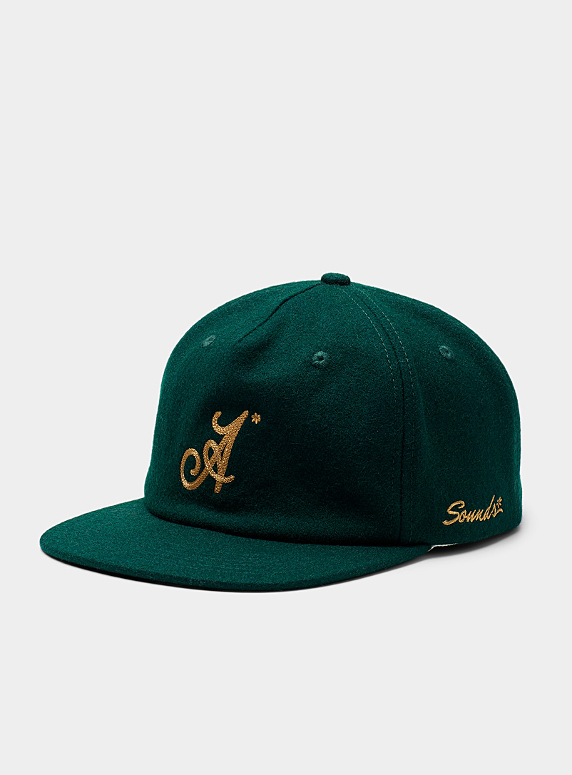 Adidem Asterisks: La casquette feutrée logo Vert pour homme