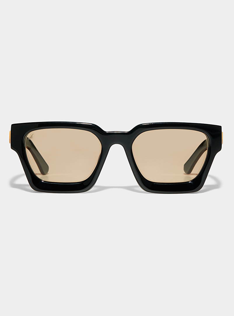 Adidem Asterisks: Les lunettes de soleil Parker Bronze - Ambre pour homme