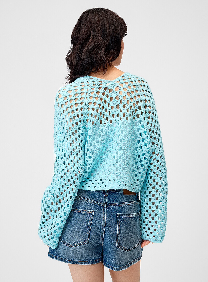 Daisies openwork knit cardigan | Twik | Shop Women's Cardigans