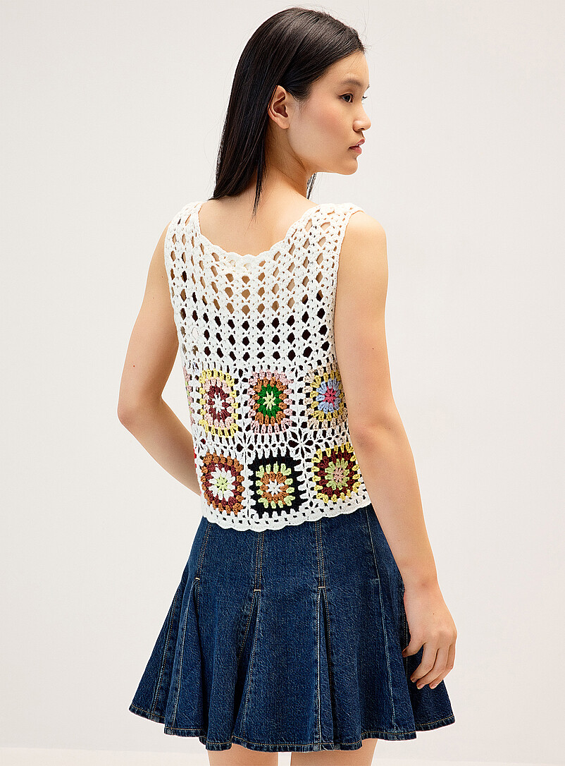 Tapestry crocheted vest product image 3