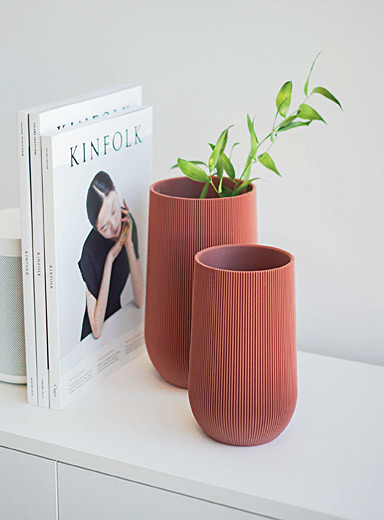 Le vase en fibres v&eacute;g&eacute;tales s&eacute;quoia Voir nos formats offerts