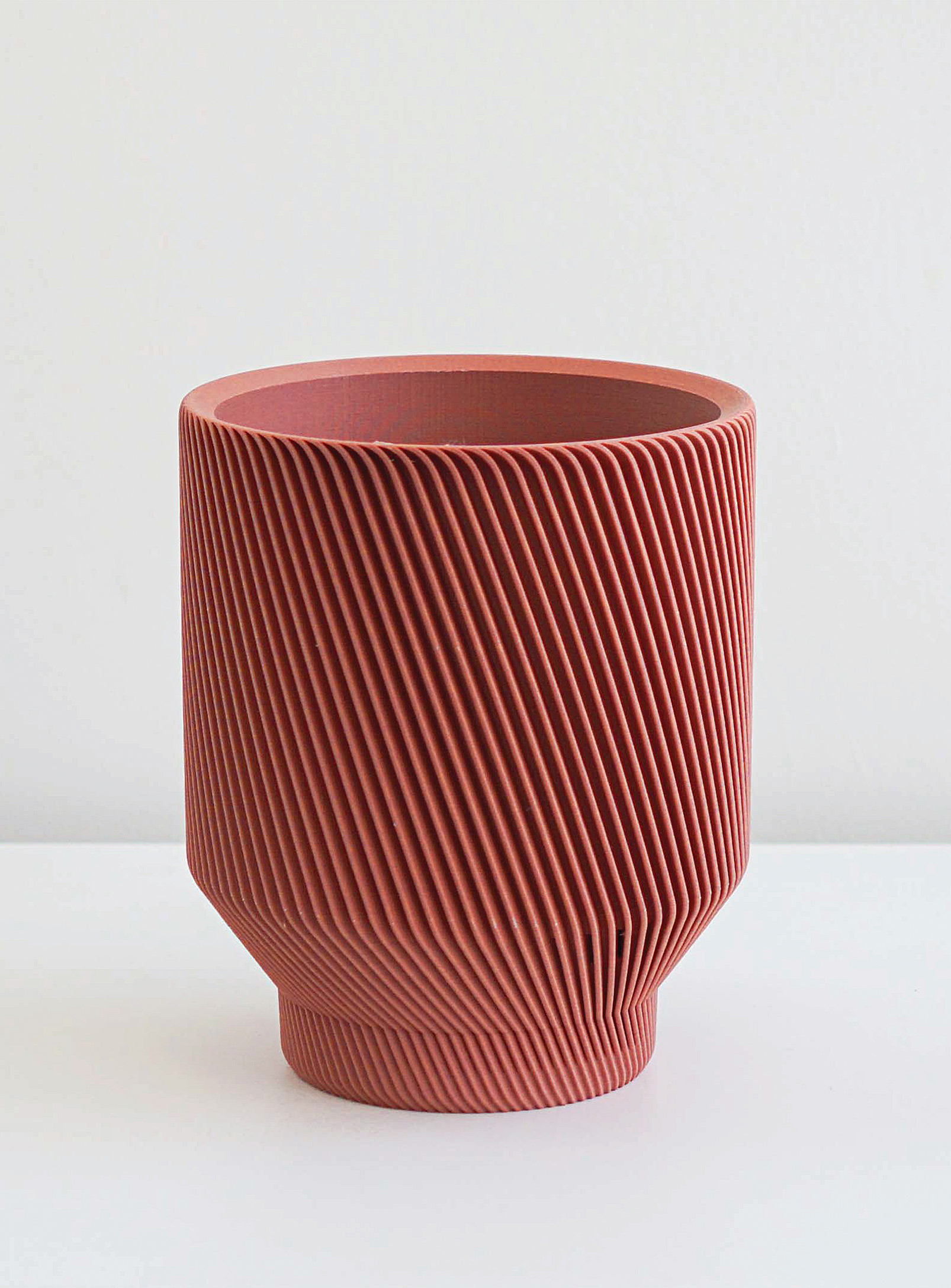 Conifer Homewares Spruce Plant-based Planter See Available Sizes In Dusky Pink