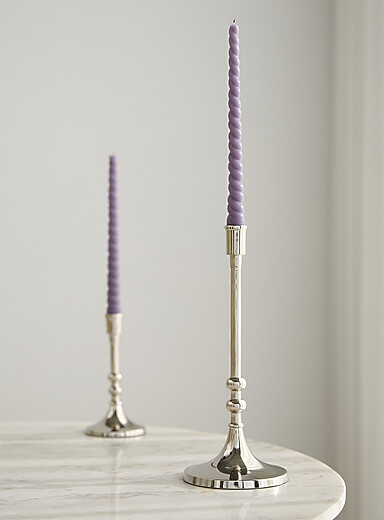 Simons Maison: Le grand chandelier m&eacute;tallique Argent
