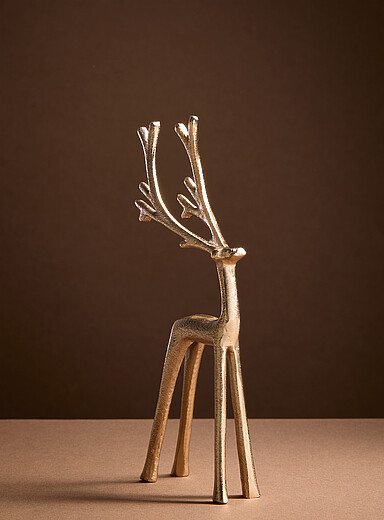 Golden metal small reindeer <b>Christmas Collection</b>