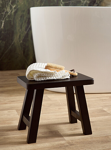 Le tabouret d&eacute;coratif bois de manguier