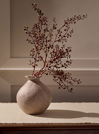 Vintage-style textured vase