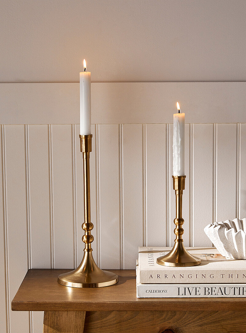 Metallic candle holder product image 3