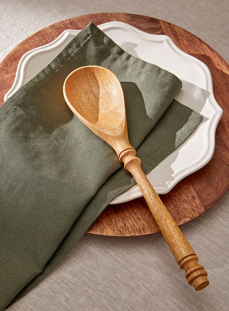 Mango-wood serving spoon product image (primary)