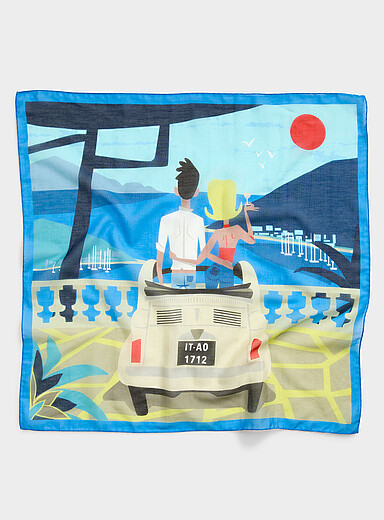 Italian vacation neckerchief <b>Exclusive collection from Italy</b>