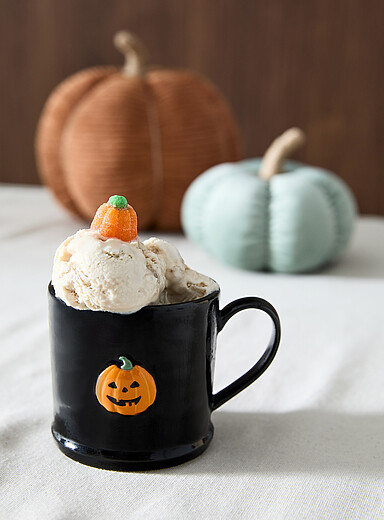 La tasse citrouille relief <b>Collection d'Halloween</b>