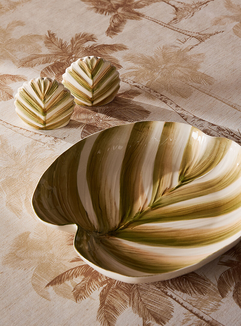 Exotic leaves salt and pepper shaker set product image 3