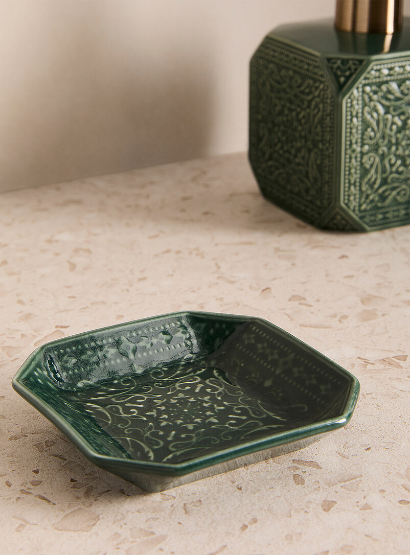 Tapestry-inspired soap dish product image 2