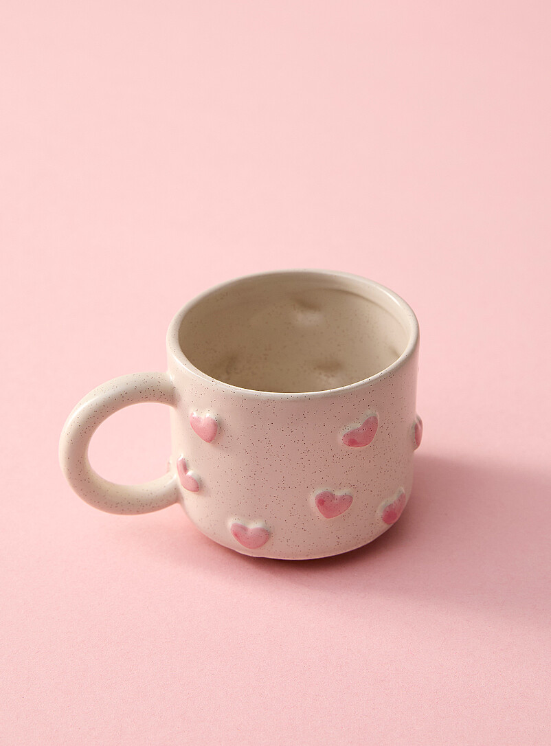 Embossed Hearts Mug Valentine's Day Collection
