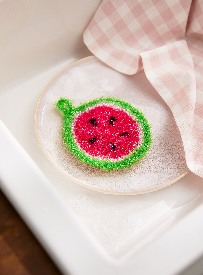 Whimsical Fruit Scouring Sponge