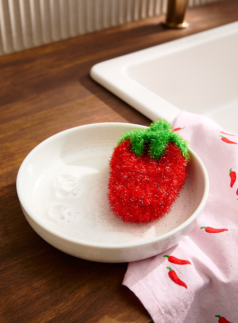 Whimsical Fruit Scouring Sponge