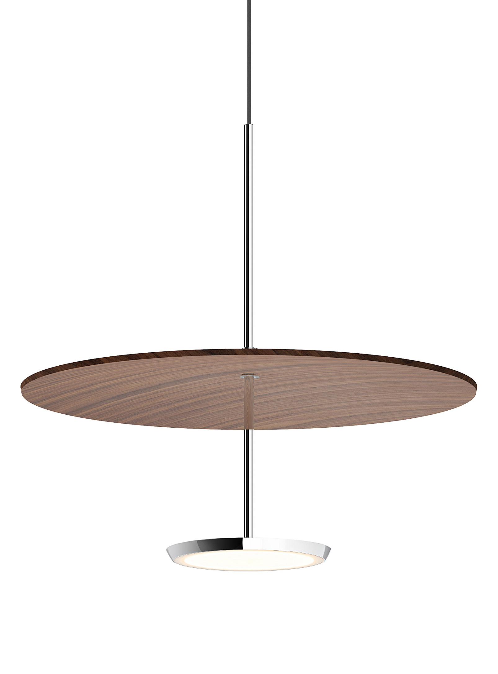 Pablo Designs Sky Dome Wood Hanging Lamp See Available Sizes In Dark Brown