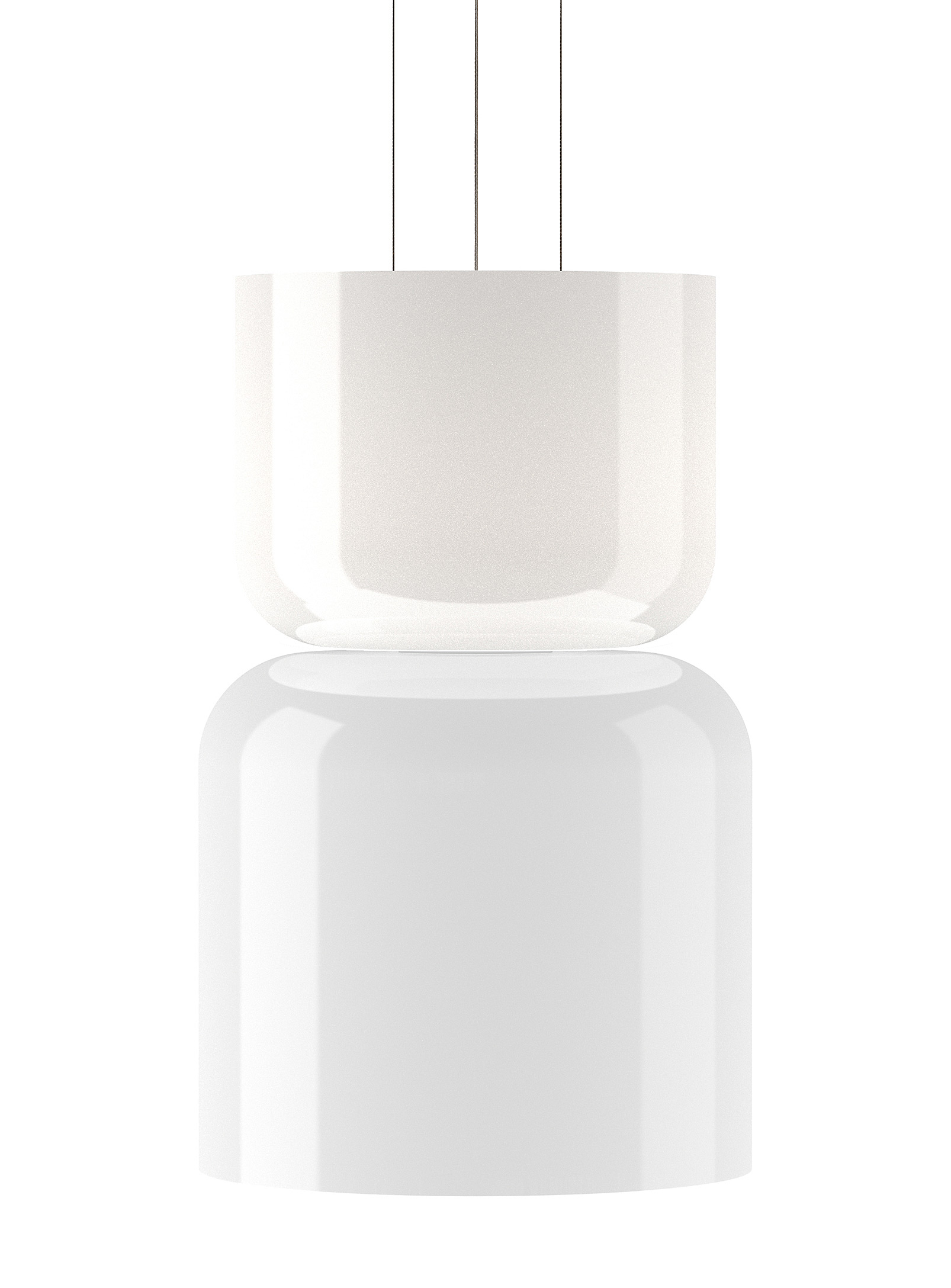 Pablo Designs Totem Classic Hanging Lamp In White